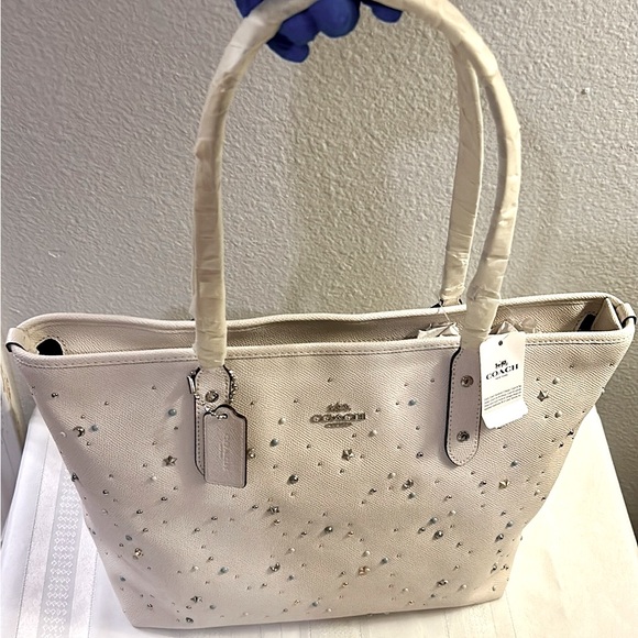 NWT Coach SPACE Constellation Stardust City Zip Tote๐๐ Rare! Limited Edition! - Picture 2 of 11